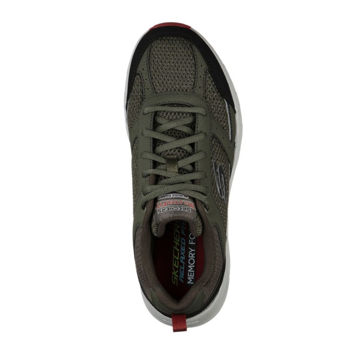 Sneakers Hombre Skechers Oak Canyon-Verketta Verde Oscuro