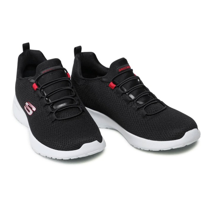 Sneakers Hombre Skechers Dynamight Negro-Rojo