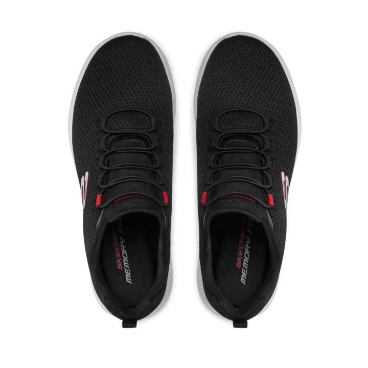 Sneakers Hombre Skechers Dynamight Negro-Rojo