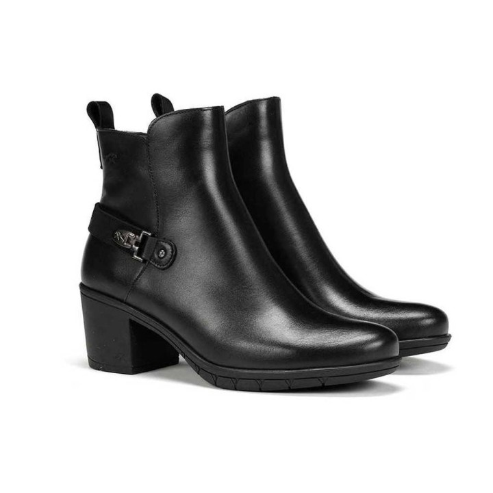 Botines de Tacón Mujer Fluchos Nydia F1798 Negro