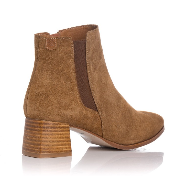 Botines de Tacón Mujer Popa Eyra Cuero
