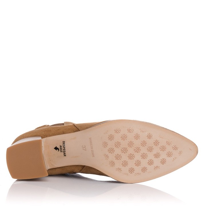 Botines de Tacón Mujer Popa Eyra Cuero