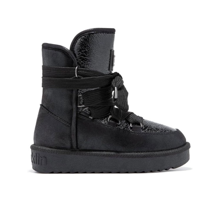 Botines planos D.franklin Dfsh37006 Negro