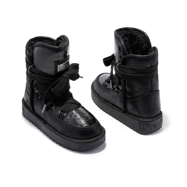 Botines Planos Mujer D.franklin Dfsh370006 Negro