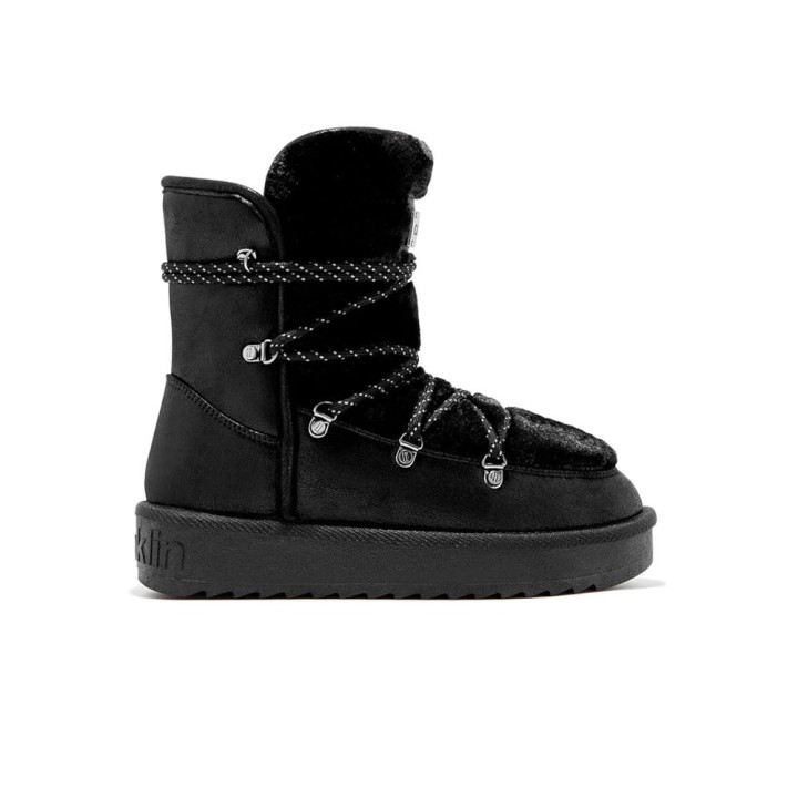 Botines planos D.franklin Dfsh370005 Negro