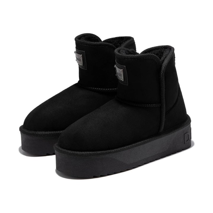 Botines Planos Mujer D.franklin Nordic V.2 Basic Low Negro