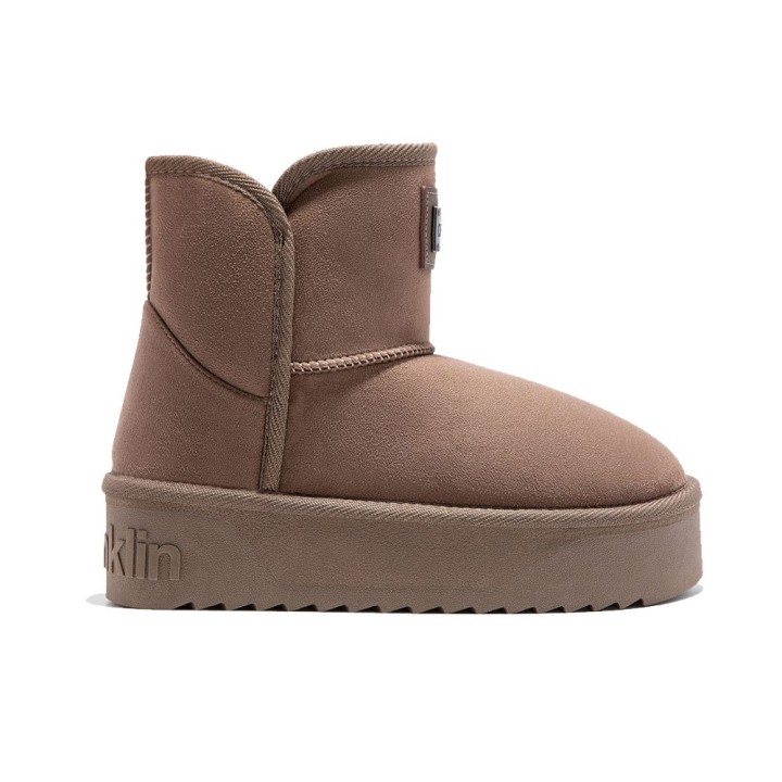 Botines planos D.franklin Dfsh371004 Taupe