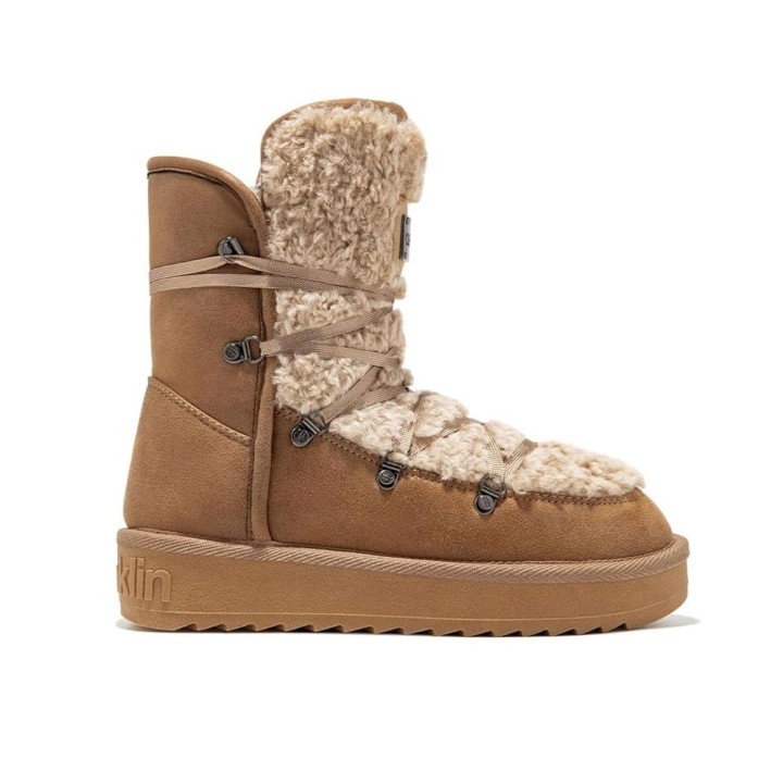 Botines planos D.FRANKLIN DFSH370004 Mujer CUERO