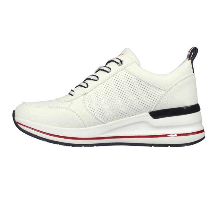 Sneakers Mujer Skechers Billion 2 - Side Lines Blanco