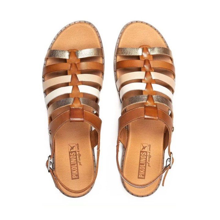 Sandalias Planas Mujer Pikolinos W8Q-0799 Cuero