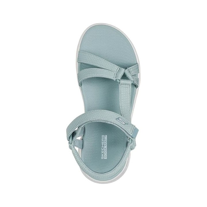 Sandalias Planas Mujer Skechers 141451 Verde