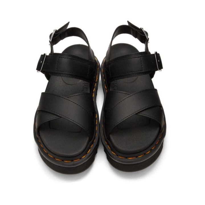 Sandalias Planas Mujer Dr. Martens Voss Ii Negro