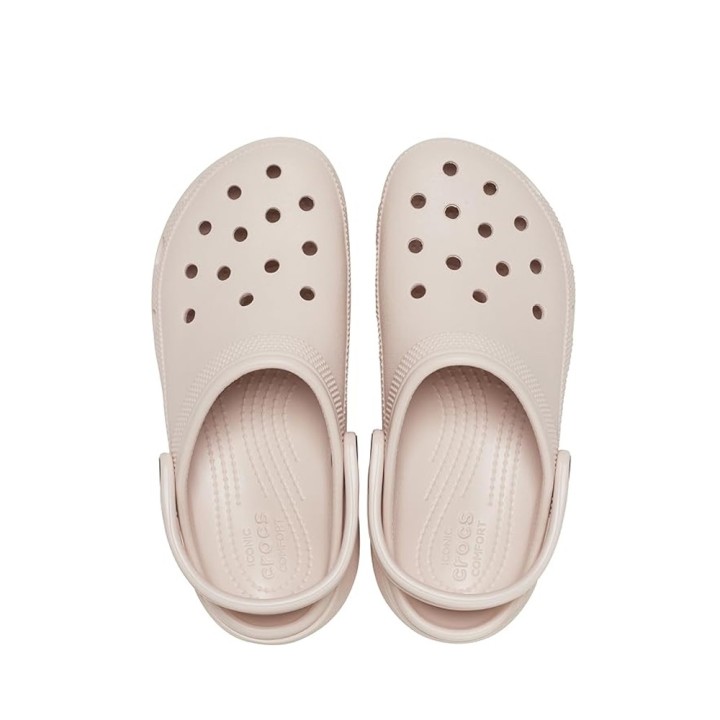 Sandalias Planas Mujer Crocs Classic Platform Clog W Rosa