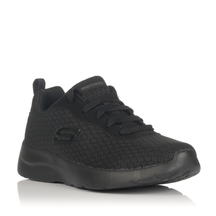 Sneakers Mujer Negras Skechers 12964 - Negro-negro
