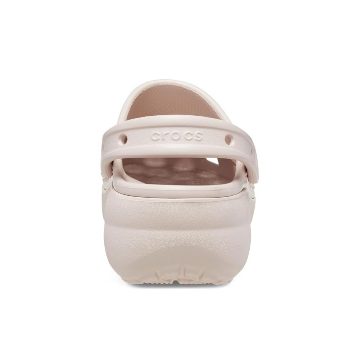 Sandalias Planas Mujer Crocs Classic Platform Clog W Rosa