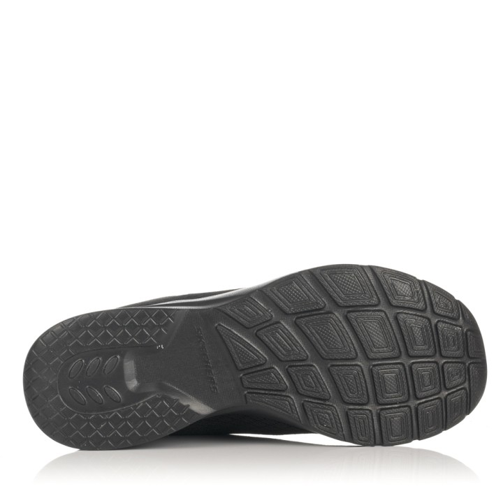 Sneakers Mujer Negras Skechers 12964 - Negro-negro