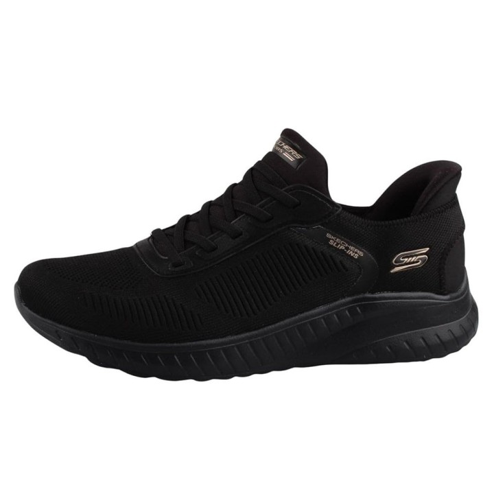 Sneakers Skechers Bobs Squad Chaos Mujer Negro-negro