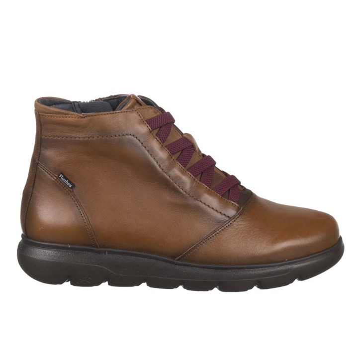 Botines Planos Fluchos F2026 Mujer Cuero