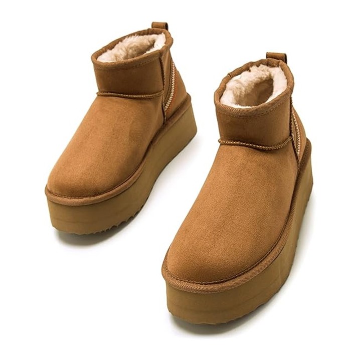 Botines Planos Mustang 59733 Mujer Cuero