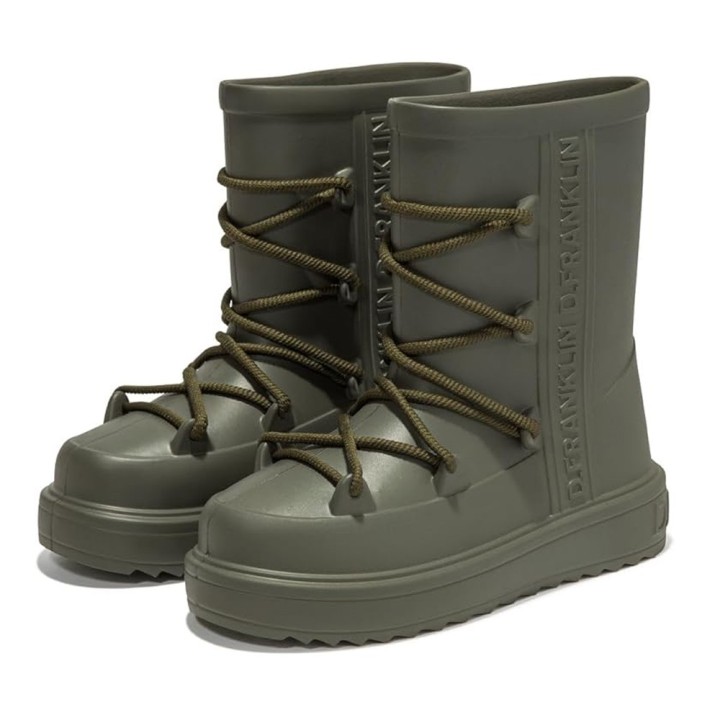 Botines Planos D.franklin Dfsh381001 Mujer Kaki