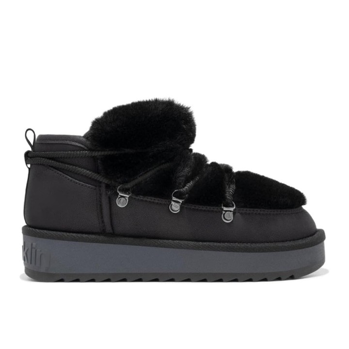 Botines Planos D.franklin Dfsh370011 Mujer Negro