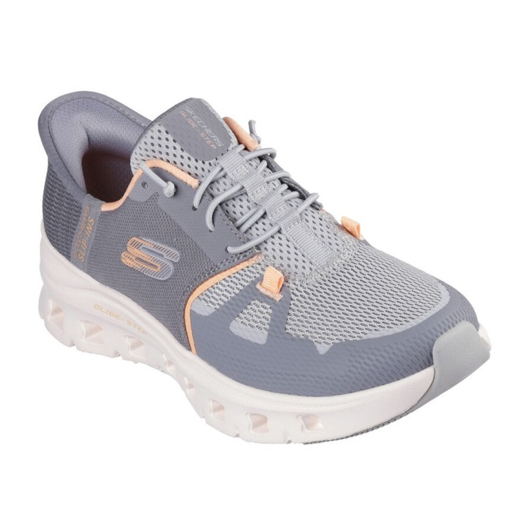 Sneakers Skechers Step Pro Mujer Gris