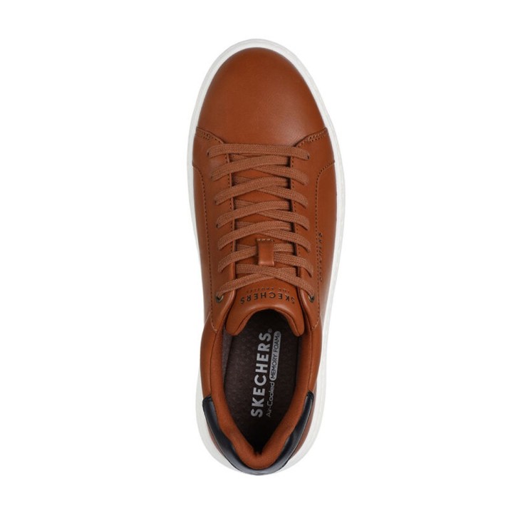 Sneakers Skechers Court Break-suit Sneaker Hombre Cuero