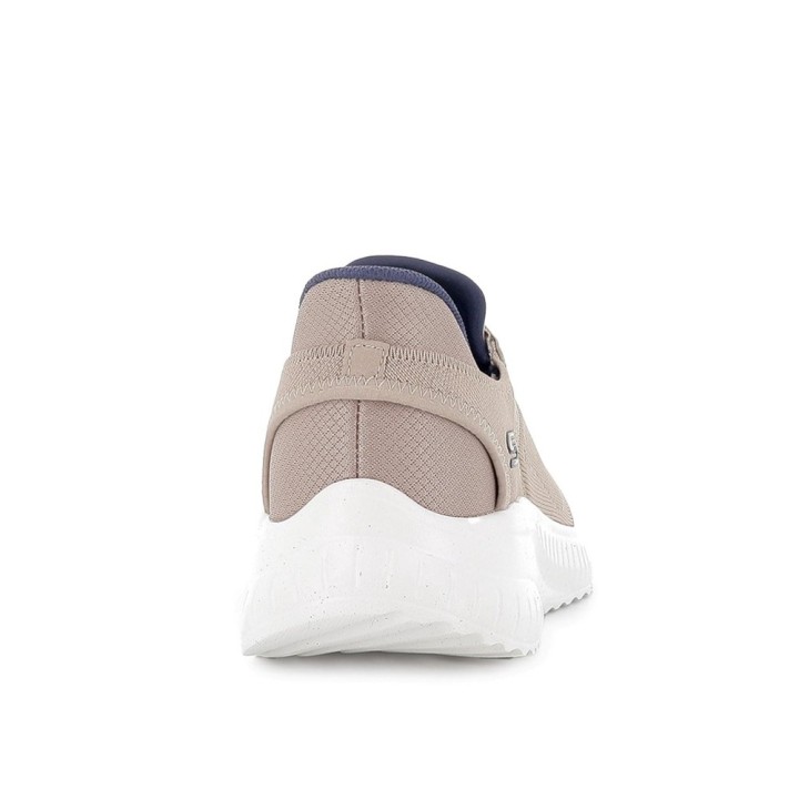 Sneakers Hombre Skechers Bobs Sport Squad Chaos Taupe