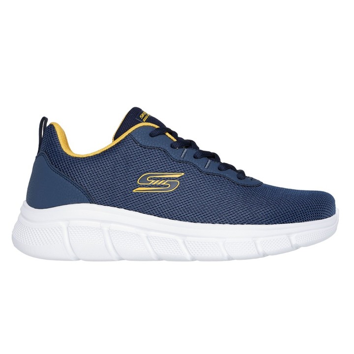 Sneakers Skechers Bobs Sport B Flex-icy Adge Hombre Marino
