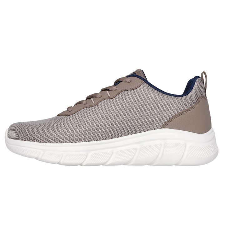 Sneakers Skechers Bobs Sport B Flex-icy Adge Hombre Taupe