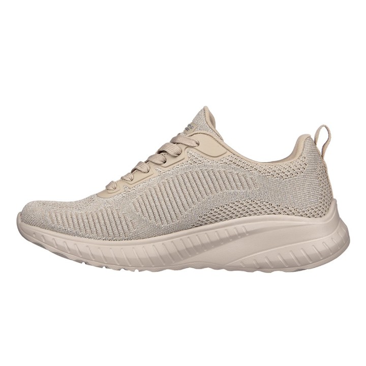 Sneakers Skechers Bobs Squad Chaos Mujer Taupe