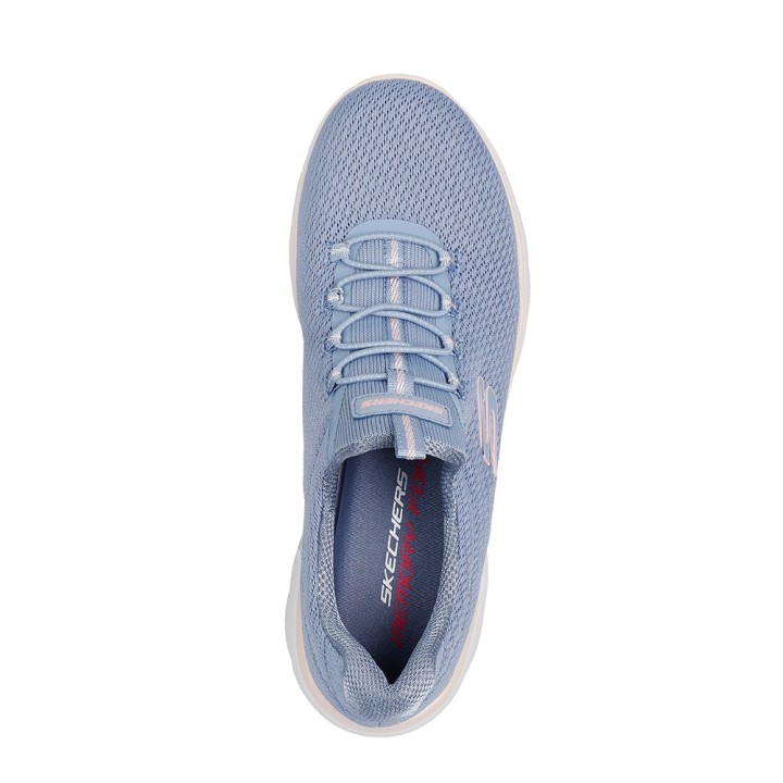 Sneakers Skechers Summit-summer Blush Mujer Celeste