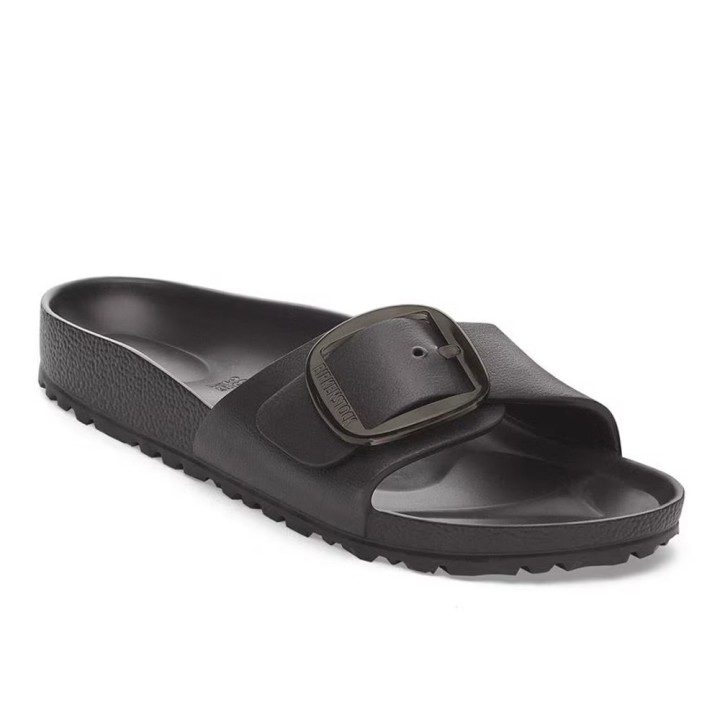 Sandalias Planas Birkenstock Madrid Big Buckle Eva Mujer Negro