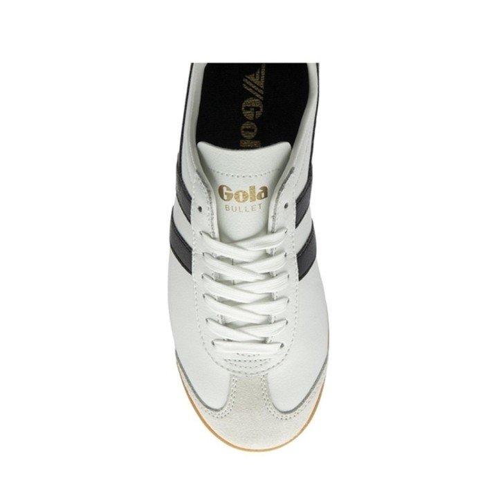 Sneakers Gola Bullet Leather Mujer Negro