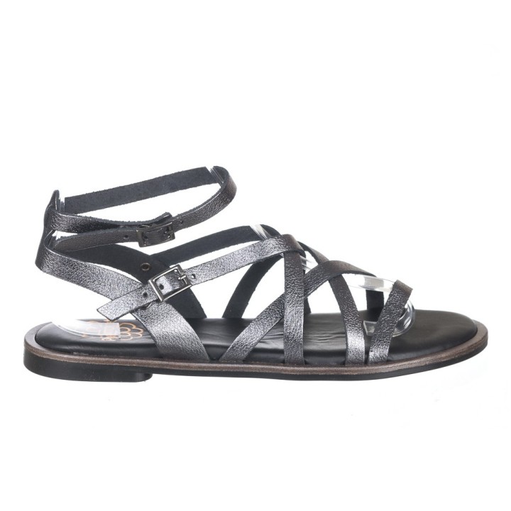 Sandalias Planas Mujer Porronet 3109 Plomo