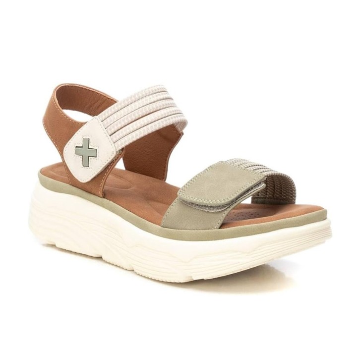 Sandalias Planas Mujer Xti 143986 Kaki
