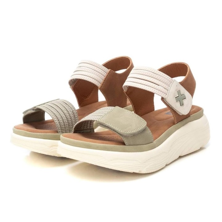 Sandalias Planas Mujer Xti 143986 Kaki