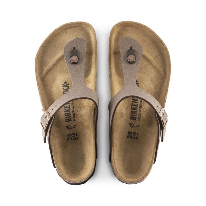 Sandalias Planas Mujer Birkenstock Gizeh Moka