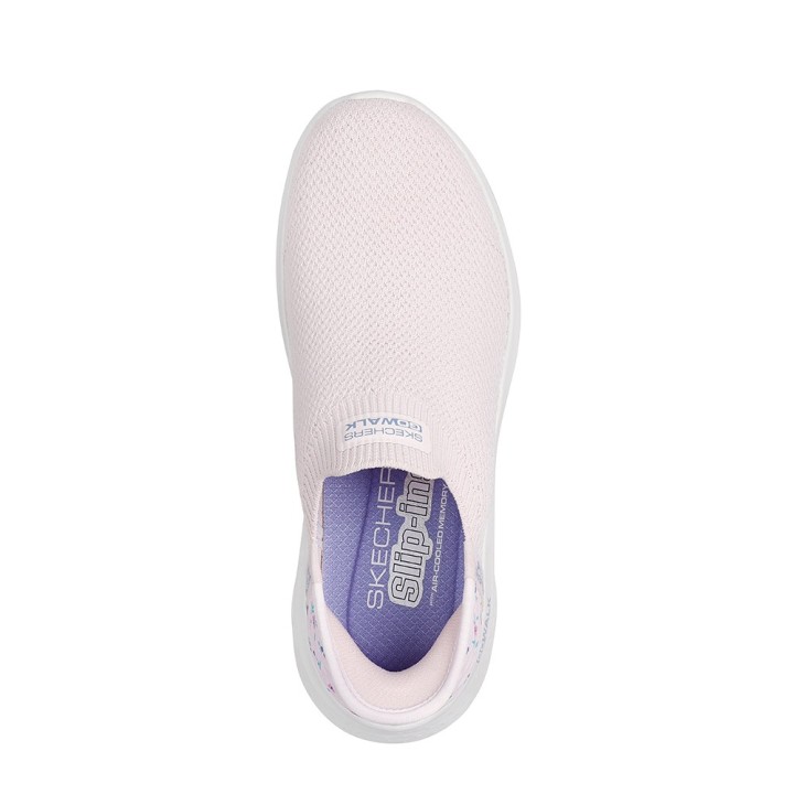 Sneakers Mujer Skechers Slip-ins:go Walk Flex Rosa