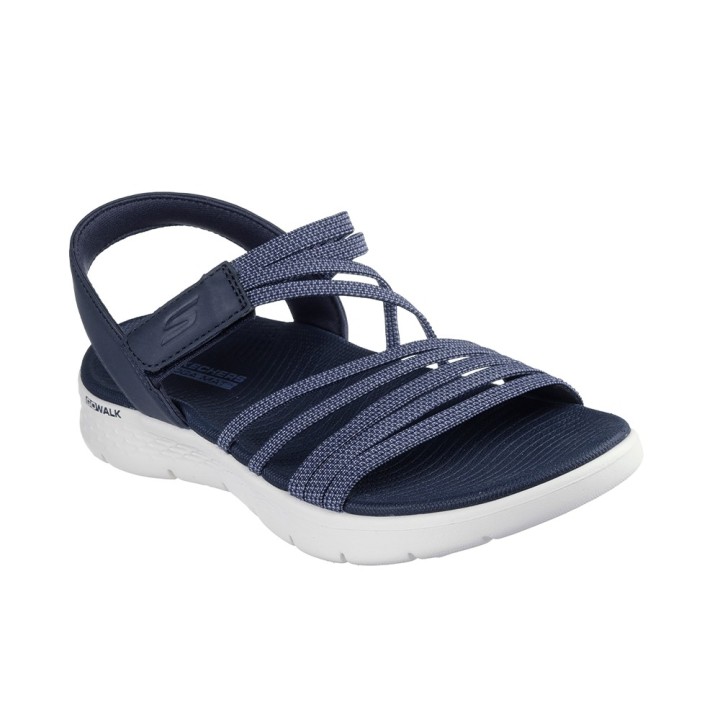Sandalias Planas Mujer Skechers 141473 Marino