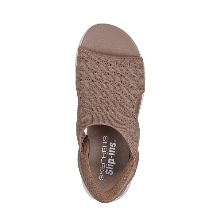 Sandalias Planas Mujer Skechers 119805 Marron