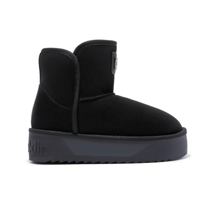 Botines Planos Mujer D.franklin Nordic V.2 Basic Low Negro