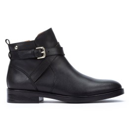 Botines Planos Pikolinos W3c-8869 Mujer Negro