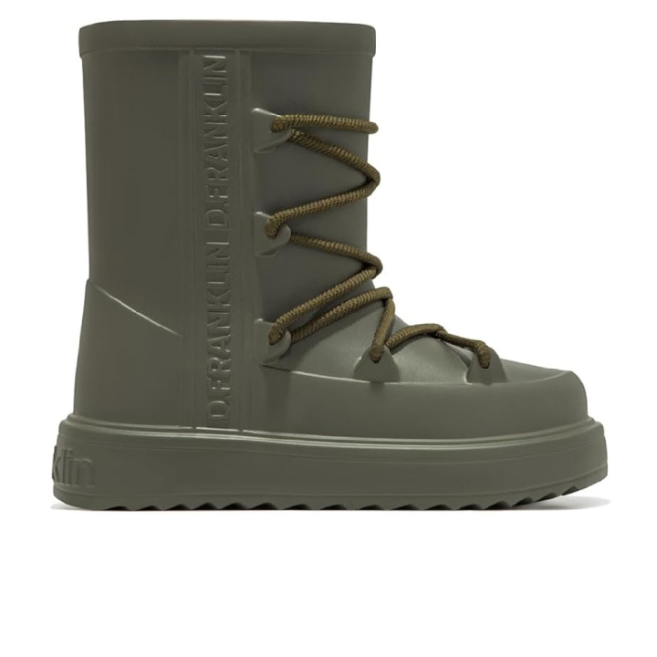 Botines Planos Mujer D.franklin Nevis Kaki