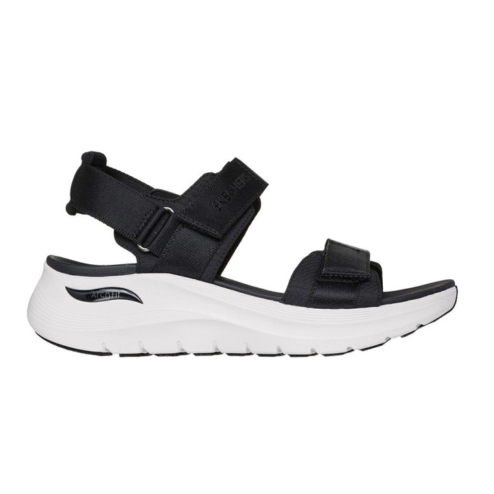 Sandalias Planas Mujer Skechers 119465 Negro