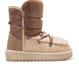 Botines Planos Mujer D.franklin Nordic Trk Fur Gradient Taupe