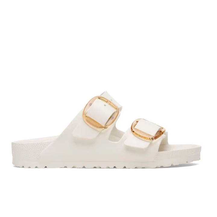 Sandalias Planas Mujer Birkenstock Arizona Big Buckle Eva Beig