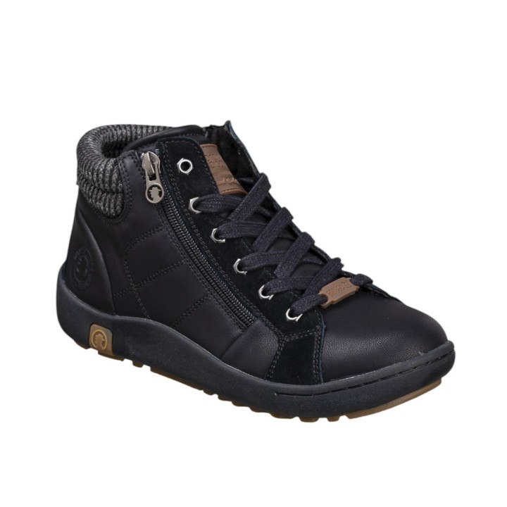 Botines Planos Mujer Coronel Tapiocca T701 Negro