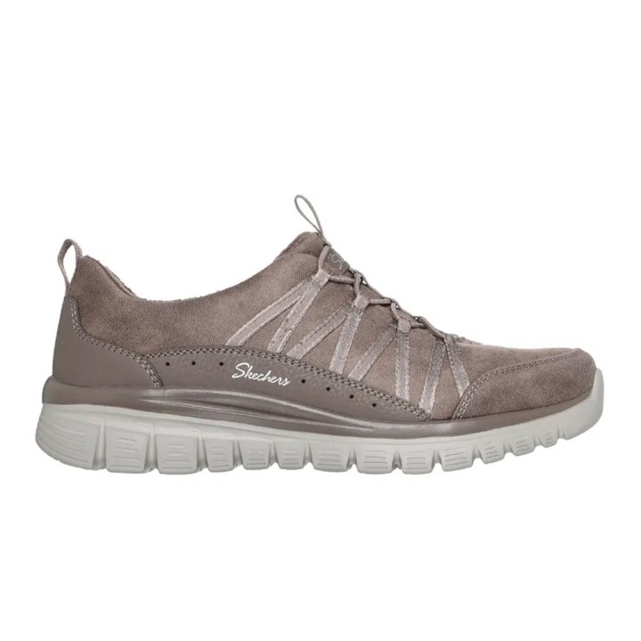 Sneakers Mujer Skechers Graceful-cozy Hug Taupe