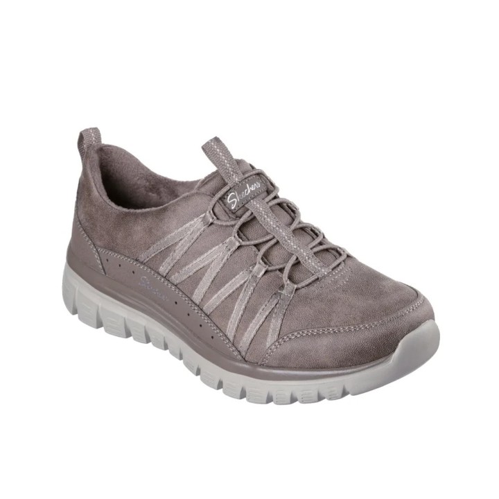 Sneakers Mujer Skechers Graceful-cozy Hug Taupe